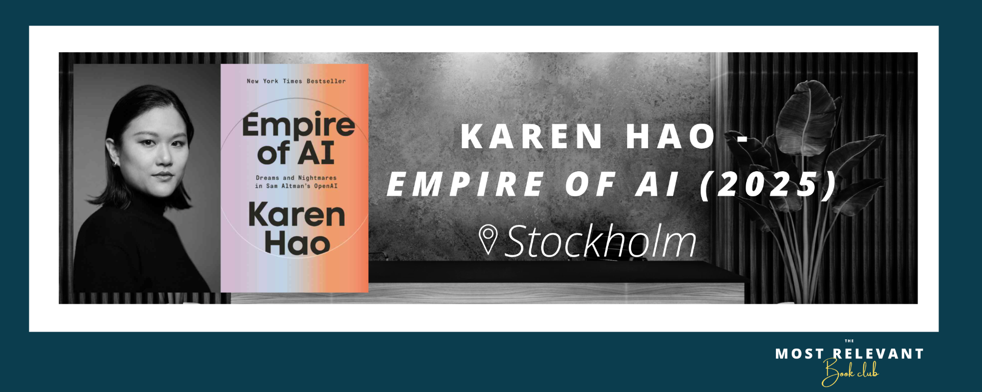 Empire of AI event in Stockholm